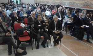 In prima fila, il sindaco Michelini con il consigliere regionale Panunzi