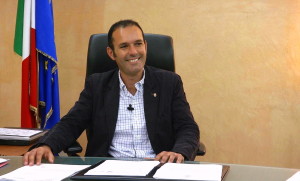 Sergio Caci, sindaco locale