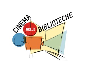 Il logo dell'iniziativa "Cinema in biblioteca"