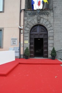 L'ingresso del Museo civico di Viterbo