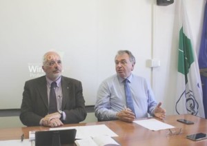 Stefano Signori, presidente di Confartigianato, e Alberto Civica, segretario regionale della uil