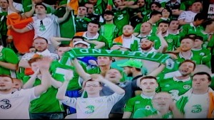 L'sesultanza morbida dei tifosi irlandesi
