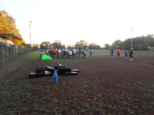 Le due squadre cittadine di rugby si allenano insieme
