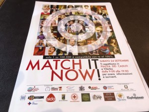 Il programma di sabato con lo slogan "Match it now"