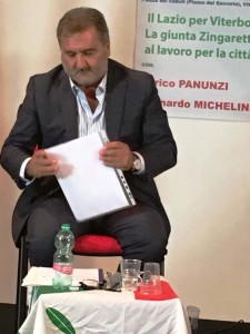 Il consigliere regionale Enrico Panunzi
