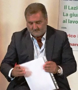 Il consigliere regionale Enrico Panunzi