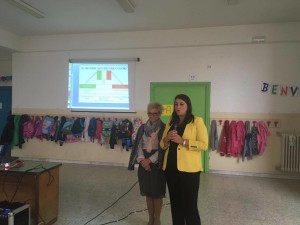 L'assessore Luisa Ciambella con la dirigente scolastica Bonelli