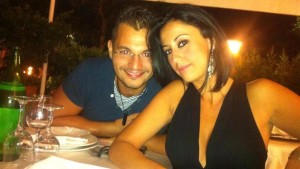 Valentina con il marito Francesco