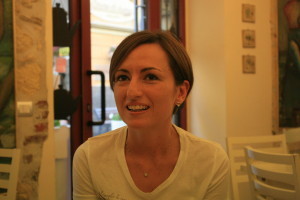 Francesca Castignani, titolare della pasticceria La Belle Hélène di Tarquinia