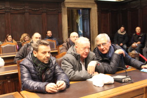 Da sinistra: Bartolacci, Menicacci e Pucci